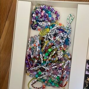 Colorful Taylor Swift Beaded Bracelets with Letter Beads